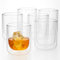 Moritz & Moritz 6 x 200 ml Whisky Gläser Set Doppelwandig - Hochwertige Gläser im eleganten Design - Spülmaschinengeeignet ideal als Whiskeygläser, Cocktailgläser, Rumgläser, Cognacgläser