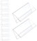 Gatuida 10 Pièces Porte Nom de Table Transparent Support Affichage pour Réunions Événements Base Antidérapante et Design Compact