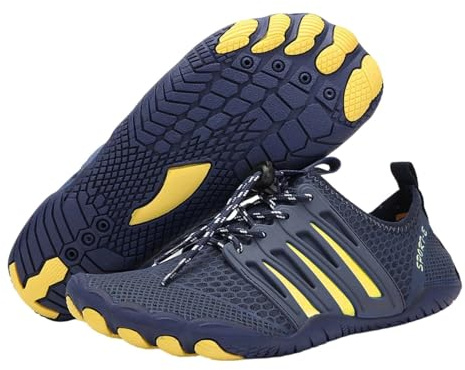 Barefoot Zapatos Barefoot Hombre Zapatillas Hombre Impermeable Antideslizantes Correr Anchas Mujer Escarpines Senderismo Verde Calzado Respetuoso Trail Seguridad Flexible Trekking Running Shoes 41
