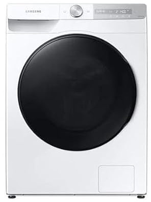 Lavadora carga frontal - SAMSUNG WW80T734DBH, 8 kg, Blanco