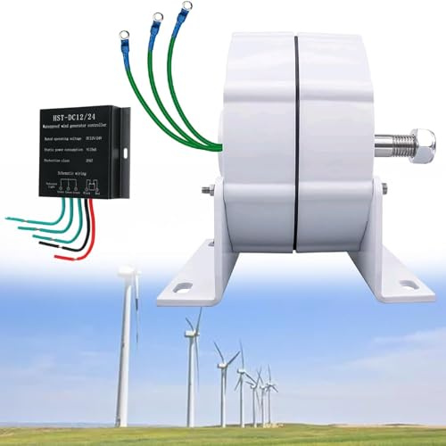 6000W 8000W 10000W 12000W getriebeloser Permanentmagnetgenerator, 600 U/min Wechselstrom-Gleichstrom-Magnetgenerator WasserTurbines Wasserkraft-Windmühle mit Gleichrichter(24V 8000W)
