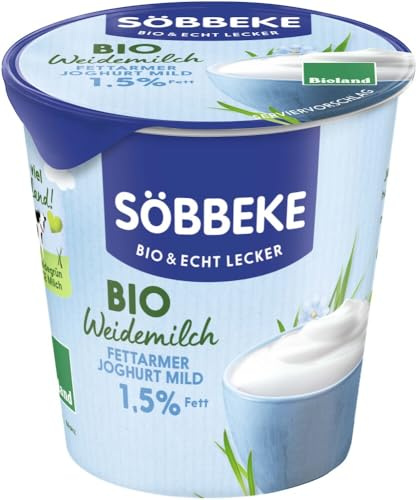 Bio Weidemilch Naturjoghurt mild 1,5% 6 x 150 g