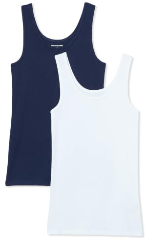 Amazon Essentials Mujer Camiseta de Tirantes de Ajuste Entallado