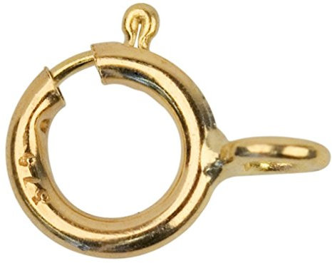 Premium Jewellery 9ct Gold 5mm Open Bolt Ring Fastener Clasp (1)