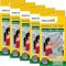 Schellenberg 5er Spar Pack Fliegengitter für Fenster 150 x 180 cm weiß, einfache Montage ohne Bohren, inklusive Befestigungsband