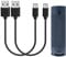 GEEKRIA USB Speakers Short Charger Cable Compatible with Sony ULT Field 5/Field 3, SRS-XB100/XB43/XB33/XB23/XB13, LSPX-S3, USB Replacement Power Charging Cord (1ft/30cm 2 Pack)