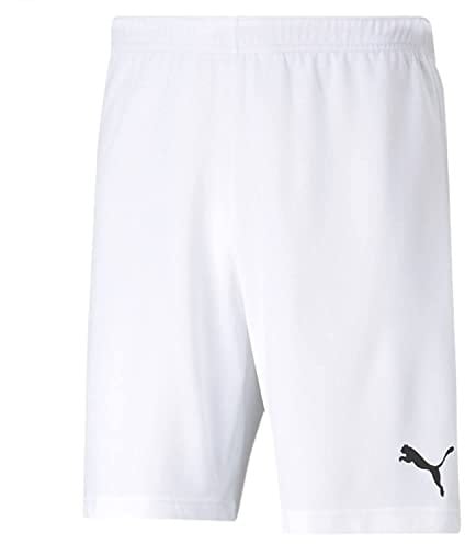PUMA Herren Teamrise Shorts, Puma White-puma Black, M EU