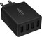 ANSMANN 4-Port High-Speed USB Ladegerät 30W - USB Charger mit Smart-IC Ladesteuerung / Netzteil besonders geeignet für Apple iPhone, Samsung Galaxy, Huawei, Xiaomi, Tablet, GoPro, etc., único