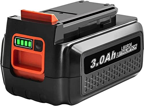36V 3.0Ah Batterie de Remplacement pour Black & Decker 36V ~ 40V LBX2040 LBX36 LBXR36 LBXR2036 LST540 LCS1240 LBX1540 LST136W Batterie pour Outils Sans Fil