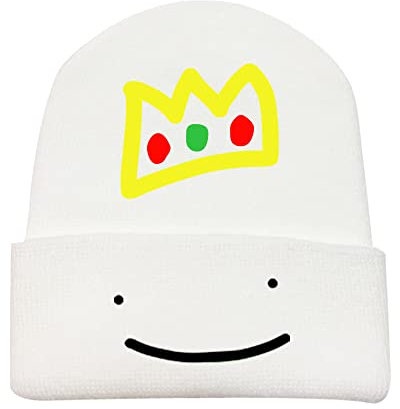 Ranboo Dreamwastaken Dream Smile Merch Casual Mützen für Männer Frauen Gestrickte Winter Hut Solide Bedrucktes Motorhaube Unisex Kappe