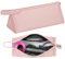 PU Leder Reiseetui Tragetasche Aufbewahrungstasche Schutzhülle für Dyson Supersonic Haartrockner Tragetasche Wasserdichte Aufbewahrung für Dyson Airwrap Styler Zubehör Schutz Organizer (Rosa)