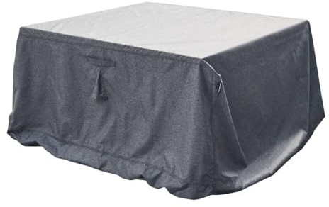 Hespéride - Hambo Schutzhülle für hohen Tisch - 180 x 120 x 120 cm - Grau