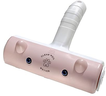 Clean Poil Brosse Ramasse Poils Chien Chat Cheval Animaux, Rouleau Anti Poil, Brosse Anti Poil, Brosse de Nettoyage Magique Réutilisable Enlève Poils (Lit-Canapé-Tapis) (Rose)