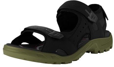 ECCO Herren Offroad 069564 Nubuck Leather Black Acorn Sandalen 42 EU