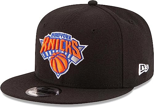 New Era NBA Black 9FIFTY Adjustable Snapback Hat Cap One Size Fits All, New York Knicks Schwarz, Einheitsgre
