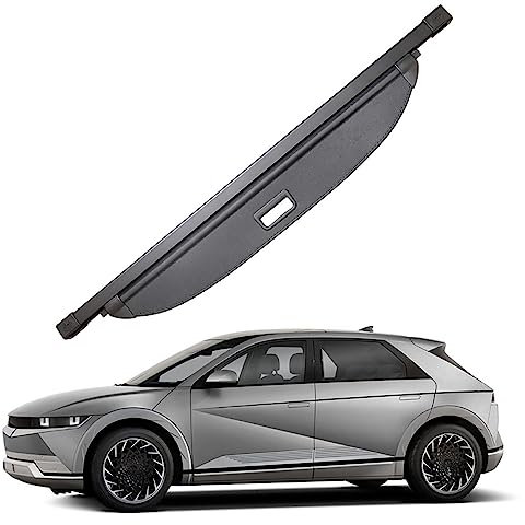 JoboJi Auto Einziehbarer Netze Laderaumabdeckung Kofferraum Hutablage für Hyundai IONIQ 5 2022 2023
