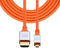 chenyang Câble Micro HDMI HDMI Ultra Doux Haute Flex HDTV Câble d'extension Hyper Super Flexible 0,5M