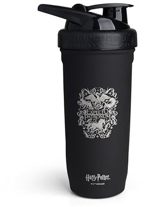 Smartshake Reforce Stainless Steel Harry Potter Expecto Patronum Style Shaker Bottle (900 ML /30oz) | Lightweight Resistance Sports Shaker Bottle with a Soft Lid | Leakproof, BPA Free & DEHP Free