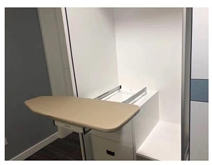 Folding Ironing Board Wardrobe Ironing Board Hidden Ironing Board Push Pull Damping Ironing Board Rack for Home