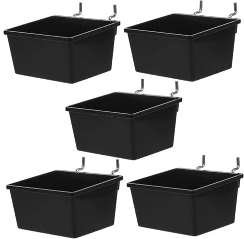 jojofuny 5 Pièces Boîte De Rangement des Pièces Bacs Suspendus en Panneaux Perforés Boîte De Rangement De Pièces Organisateur De Tableau Perforé Paniers Tasses De Coupe Épaissir Abdos
