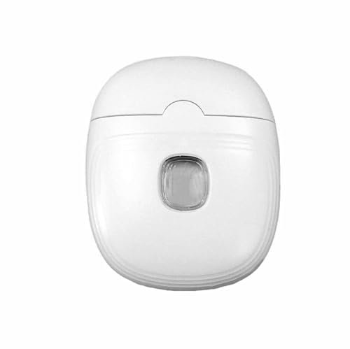 Nail Clippers Toenail Clippers Toe Nail Clippers for Thick Nails for Women Fingernail Clippers Portable for Elderly Automatic Nail Trimmer Adult Manicure Electric (76.5x63x33mm,White)