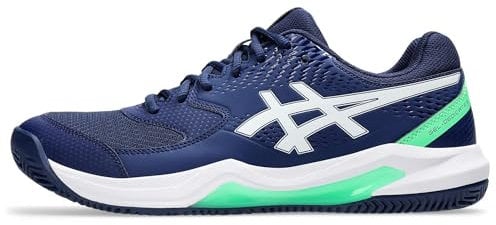 ASICS Gel-Dedicate 8 Clay, Sneaker Uomo, DISTESO Blu/Bianco, 45 EU