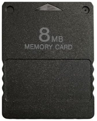 PS2 Memory Card, 8MB Game Memory Card High Speed for Sony Playstation 2, Games Accessories for Saving Games and Informations
