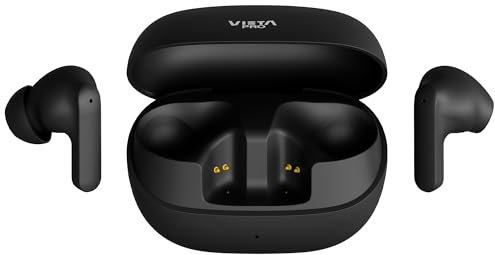 Vieta Pro Auriculares Inalámbricos True Wireless con Bluetooth 5.4, ANC -25 dB, Cascos con Micrófono, Batería de 33 Horas, Resistencia al Agua IPX4, Cancelación de Ruido | Double. Negro