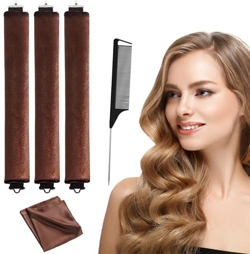 5 Stück Overnight Blowout, Heatless Curls, Lockenwickler üBer Nacht Geeignet für Verschiedene Frisuren Handgemachte Lockige Haare Haar Styling, Um Das Haar Besser Aussehen Zu Lassen