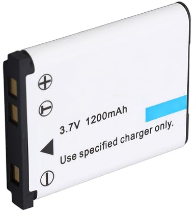 Batterie de Caméra Li-42B/Li-40B, Batterie de Remplacement 1200 MAh pour Appareils Photo 1040 1060 1070 7000 7010 7020 7030 7040 Tough 3000 TG-310 TG-320 VR310 et Batterie NP-45S