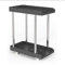 Soporte para CPU Soporte de torre for PC de escritorio móvil con almacenamiento, soporte for CPU con estante rodante de 2 niveles con 6 ruedas giratorias debajo del escritorio for oficina en casa Mont