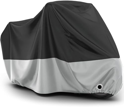 KAES Motorradabdeckungen für Honda Ape 50 2002-2016, Outdoor Motorrad Abdeckplane Wasserdicht Kratzfest Motorrad Schutzhülle,XL 230x95x125cm