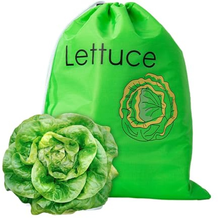 FVPKYUR 2 Stück Aufbewahrungstasche Für Und Gemü-se - Frischhaltebeutel Aufbewahrungstasche, Bananenbeutel Tasche, Beutel Sack Zum Frischhalten Für Bananen Salat Spinat Tomate