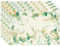Eukalyptus Platzsets Set 4 Stück, Tischset Eukalyptus, Waschbar Platzsets Frühling Sommer Platzdeckchen, Tischset Ostern, Oster Tischdeko Küche, Drinnen Urlaub Party Deko 30x45cm
