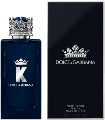 Dolce & Gabbana K, Eau de Parfum Pour Homme, 100ml, Profumo con Flacone Blu e Corona