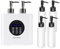 Double Base Massage Oil Warmer, Professional Lotion Warmer Cream Warmer for with Four Bottles Automatic Heated Body Bottle Cream Dispensers Heater for Salon, Barber Shop, Home