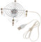 UKCOCO Pet Cage Cooling Fan Summer Cooling Item Quiet Plug-in Fan for Hamsters Cats Dogs Portable Design