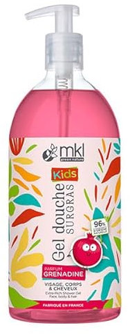 MKL Green Nature Gel Douche Kids 1L Grenadine