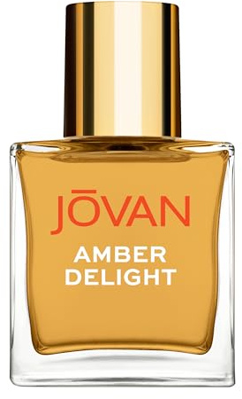 Jovan Essentials Amber Delight Eau de Parfum, langanhaltender, luxuriöser Amber-Duft mit Noten von Minze, Mandarine, Patschuli und Tonkabohne, 50 ml