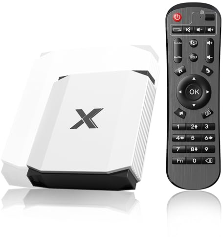 Boîtier Android TV 4K Ultra HD, Processeur Quad-Core Mali-G31 MP2, 4Go RAM 32Go ROM, WiFi 6 Bluetooth 5.0, HDMI 2.0 USB 2.0