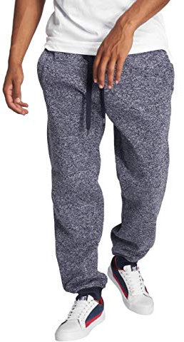 Southpole Herren Fleece Sweatpants-Regular and Big & Tall Sizes Trainingshose, Marled Navy, X-Groß