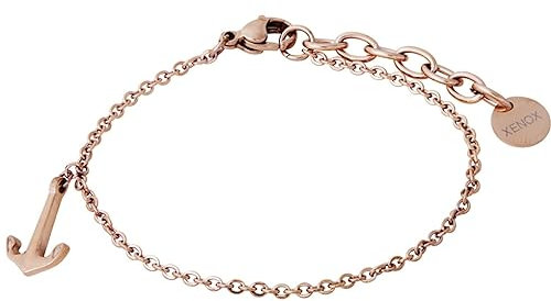 XENOX X6452R Damen Armband Anker Ocean Park Edelstahl Rose 18,5 cm