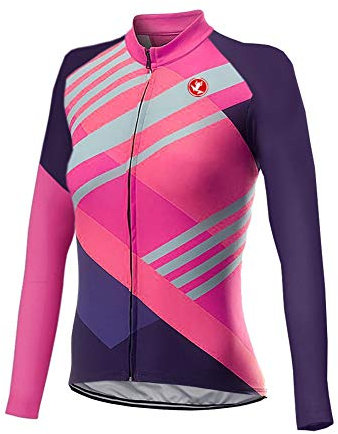 UGLY FROG Damen Radsport Jacken Langarm Radsportanzüge Radtrikot Radfahren Kleidung Langärmeliges Fahrradtrikot mit Thermofleecefutterfür Winter Mit 3 Taschen