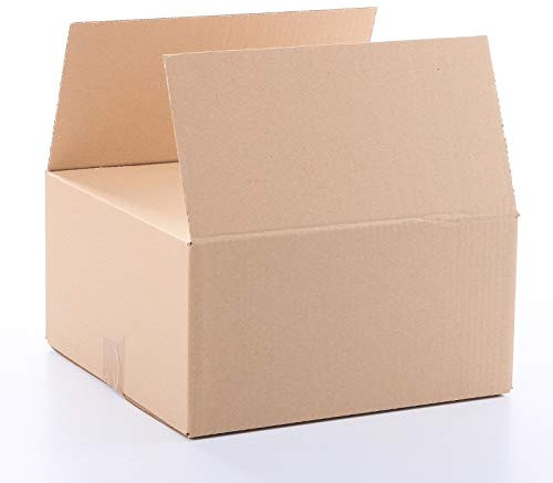 Versandkarton Karton Faltkarton Verpackungen Bücherkartons 200x200x100 mm (20 Stück) von rg-vertrieb