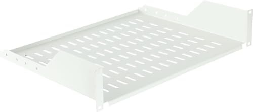 LOGON RAS210WH Rack shelf rack accessory - Rack Accessories (Rack shelf, White, 30 kg, 48.3 cm (19), 2U, 1 pc(s))
