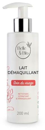 Belle&Bio – rengöringsmjölk utan sköljning – ansikte – alla hudtyper – Ecocert – 200 ml