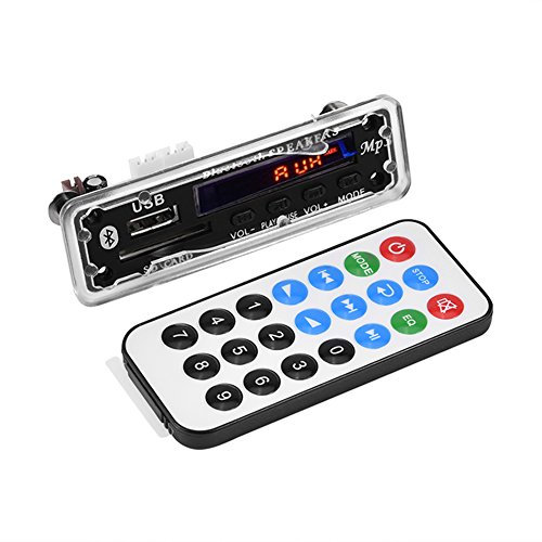 Car MP3 WMA Decoder Board Modul Bluetooth Radio FM Audio kabellos mit Fernbedienung, Schalter für USB/SD/Bluetooth/FM