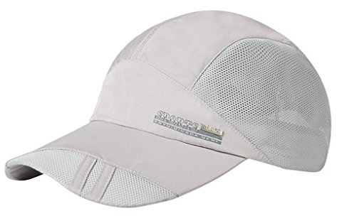 RUIXIB Baseball Cap Kappe Baseballmütze Sommer Sonnenhut Breathable Mesh Schnelltrockender UV-Schutz Sonnenschutzkappe Verstellbar Sporthut für Herren und Damen