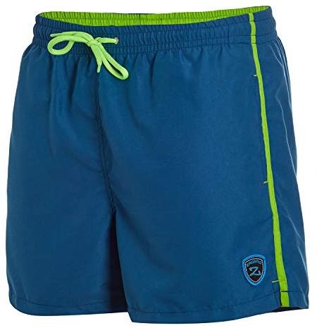 ZAGANO Costume da Bagno da Uomo, Prodotto nell'UE, Pantaloncini Sportivi Corti, Resistenti e Comodi, 5105, Blu, 6XL
