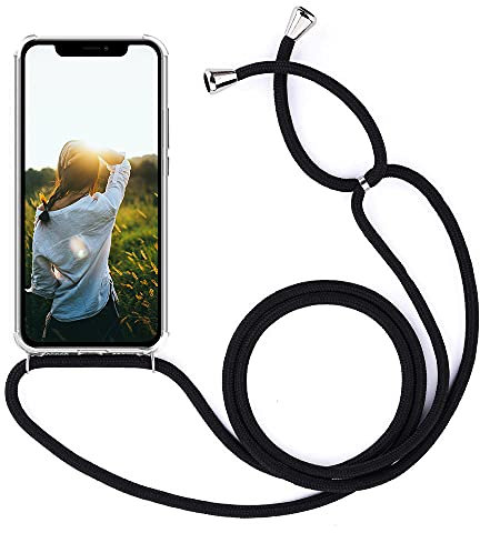YuhooTech iPhone 13 Pro Case with Drawstring and Hanging Case for iPhone 13 Pro - Black